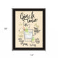 Gin and Tonic 1 Black Framed Print Wall Art