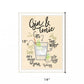 Gin and Tonic 2 White Framed Print Wall Art