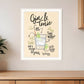 Gin and Tonic 2 White Framed Print Wall Art
