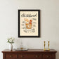 Old Fashioned 1 Black Framed Print Wall Art