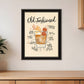 Old Fashioned 1 Black Framed Print Wall Art