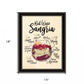 Red Wine Sangria 1 Black Framed Print Wall Art