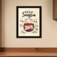 Red Wine Sangria 1 Black Framed Print Wall Art