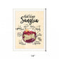 Red Wine Sangria 2 White Framed Print Wall Art