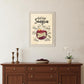Red Wine Sangria 2 White Framed Print Wall Art