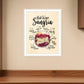 Red Wine Sangria 2 White Framed Print Wall Art