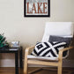 Life is Better at the Lake 3 Black Framed Print Wall Art
