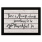 Always Thankful 1 Black Framed Print Wall Art