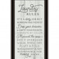 Laundry Rules 1 Black Framed Print Bathroom Wall Art