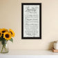Laundry Rules 1 Black Framed Print Bathroom Wall Art