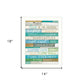 Live in the Present 4 White Framed Print Wall Art
