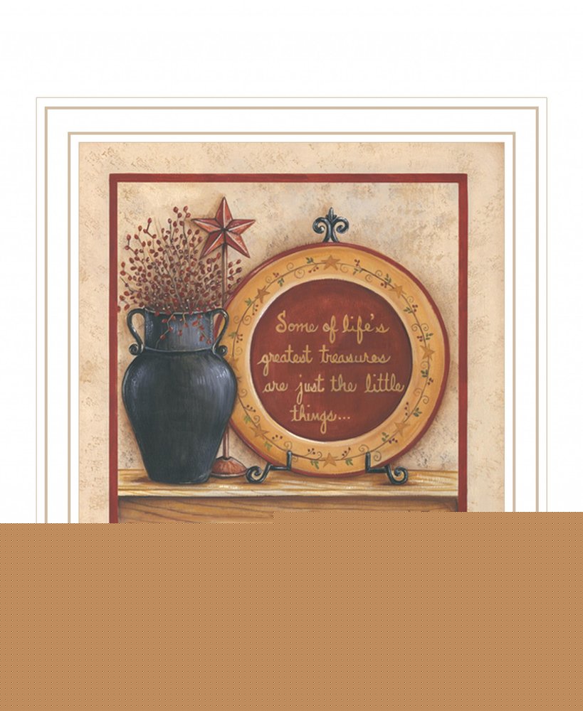 Greatest Treasures 3 White Framed Print Wall Art