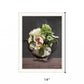 Vintage Floral Tea Pot 2 Black Framed Print Kitchen Wall Art