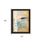 Beach Please 2 Black Framed Print Wall Art