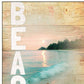 Beach Please 3 White Framed Print Wall Art