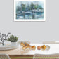 Lagoon 1 White Framed Print Wall Art