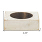 4" Wide Pillar Tabletop Pillar Candle Holder
