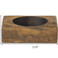 4" Wide Pillar Tabletop Pillar Candle Holder