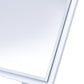 9" White Wood Square Freestanding Framed Makeup Shaving Tabletop Mirror