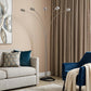 84" Nickel Five Lights Arc Floor Lamp With Nickel Dome Shade