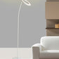 73" White LED Torchiere Floor Lamp With White