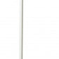73" White LED Torchiere Floor Lamp With White