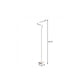 51" White LED Novelty Floor Lamp With White