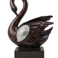 17" Marbleized Cherry Brown Dove Figurine Sculpture