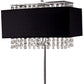 28" Silver Bedside Lamp With Shade