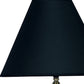 Gold and Navy Blue Table Lamp with Navy Blue Shade