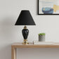 Gold and Navy Blue Table Lamp with Navy Blue Shade