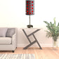 33" Gray and Red Mod Dot Novelty Table Lamp