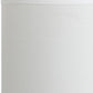 19" Silver Bedside Table Lamp With White Drum Shade