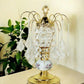 15" Gold Ceramic Bedside Table Lamp