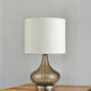 Brown Textured Glass Table Lamp