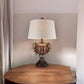 Tall Bronze Urn Shaped Table Lamp