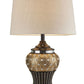 Glitzy Gold Bejeweled Table Lamp