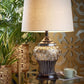 Glitzy Gold Bejeweled Table Lamp