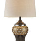 Glitzy Gold Bejeweled Table Lamp