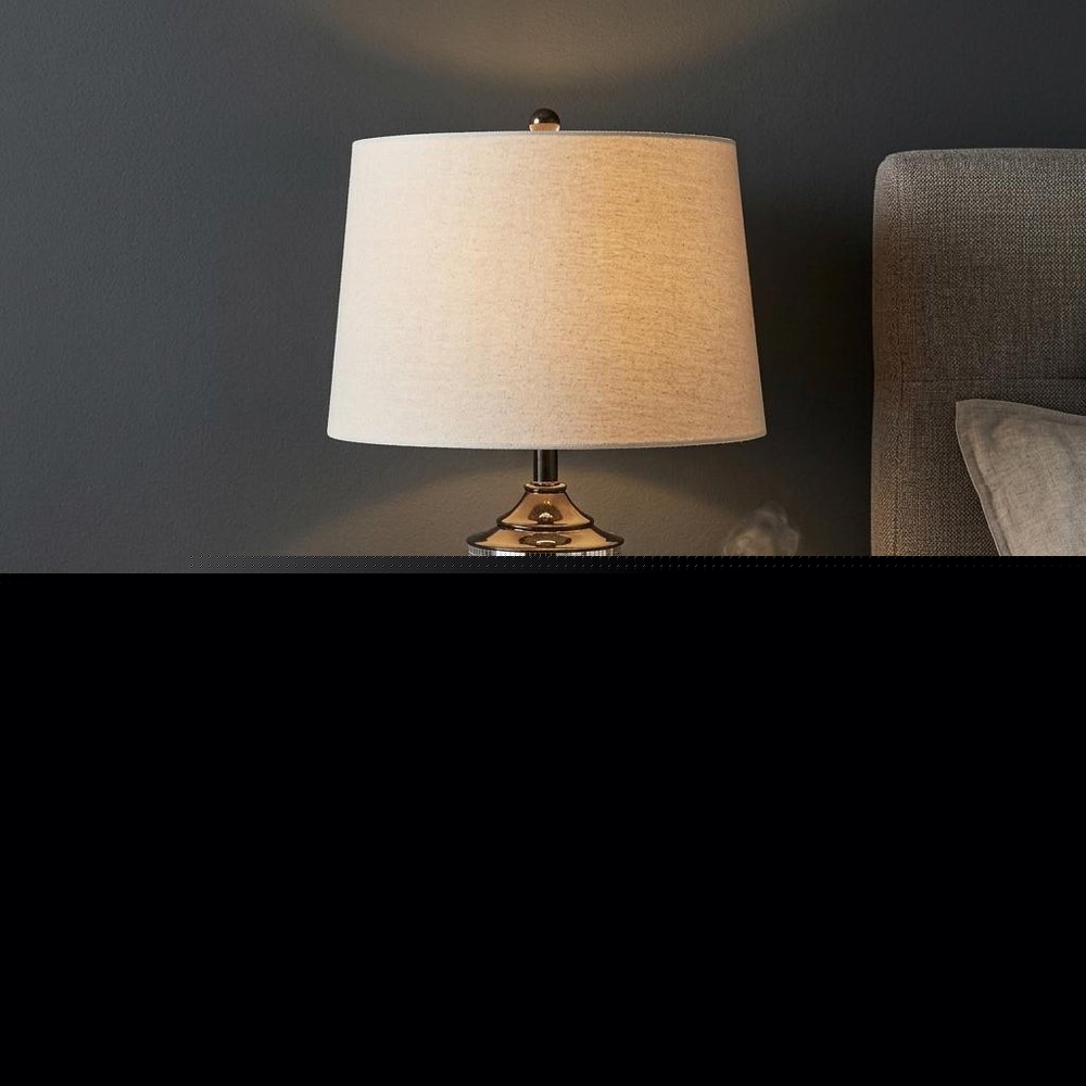 Glitzy Gold Bejeweled Table Lamp