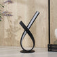 17" Black Bedside Led Table Lamp