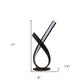 17" Black Bedside Led Table Lamp
