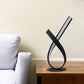 17" Black Bedside Led Table Lamp