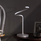 18" White Curvy Spiral LED Table Lamp