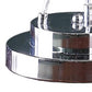 28" Clear Three Light Bedside Led Table Lamp