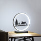 13" Black Bedside Led Table Lamp