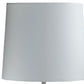 17" White Pineapple Table Lamp With Empire Shade