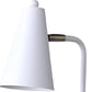 20" Compact White Student Metal Desk Lamp