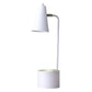 20" Compact White Student Metal Desk Lamp