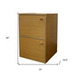 24" Natural Wood Bookcase